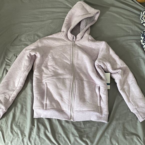 Athleta girl fluffy zip up new with tags - Picture 1 of 4